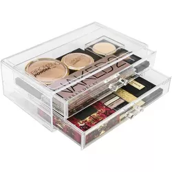 Sorbus Makeup Storage Case Large Display Drawers - Clear