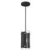 Livex Lighting Barcelona 1 - Light Pendant in  Black/Brushed Nickel - 2 of 4