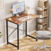 TUYOHW Computer Desk for Home Office,Modern Writing & Study Table with X-Shaped Frame,Writing Desks for Bedroom,Workspace,Dorm - 2 of 3