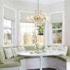 LLHZSY Glass Orb Ceiling Chandelier Modern Cluster Bubble 8-Light Fixtures-30"W - 2 of 4