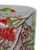 Northlight 2.75-Inch Cardinal and Pine Hand Painted Flameless Christmas Candle Holder - 4 of 4