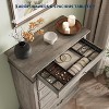 Rustic Farmhouse 7-Drawer Dresser 50" High - Wooden Chest with Jewelry Organizer, Versatile for Bedroom to Entryway - 3 of 4