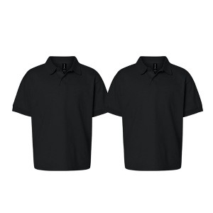 EG PRO Boys Girls School Uniform Polo Shirts Back to School - 2 Pack - 1 of 4