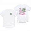 Simply Sage Market Women's Luck With Shamrock Front and Back Short Sleeve Graphic Tee - 2 of 3