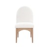 Meridian Furniture,Waldorf Boucle Fabric Dining Chair - 3 of 4