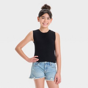 Girls' Ribbed Sweater Tank Top - art class™ - 1 of 3