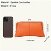 Paaaawaters Wallet for Women, Genuine Leather Coin Purse Kiss Lock Wallets with Zipper Coin Pocket, Multi-card Slots Card Holder - 4 of 4