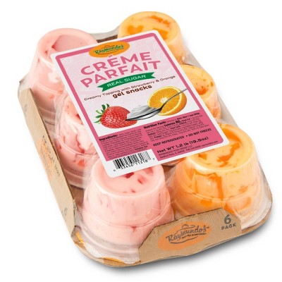 Raymundo's Assorted Strawberry and Orange Creme Parfait Cups - 3.25oz/6ct