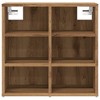 CLIHOME 6-Pair Wall Mounted Shoe Cabinet, Wooden EntrywayShoe Storage Organizer - 4 of 4