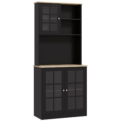 LunaLulinlk Kitchen Pantry Cabinet, 72" Freestanding Storage Cabinet