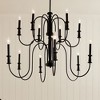 Karthe 42" 12 Light Chandelier Black - 4 of 4