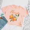Simply Sage Market Women's Florida Flower Colorful Short Sleeve Relaxed Fit Cropped Tee - 3 of 3