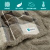 PetAmi Waterproof Dog Blanket for Bed Couch Sofa Cover, Reversible Faux Shearling Fleece Pet Throw - 4 of 4