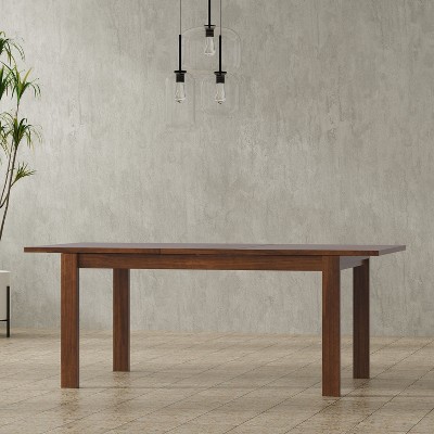 Sapphtopaz Dining Table Kitchen Table 60" Wooden Rectangular Dining Table with Wood Legs for Kitchen, Dining Room