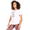 RAE DUNN - Women's Short Sleeve Shirttail Hem T-Shirt - 2 of 4