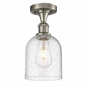 Bella - 1 Light Semi-Flush Mount In Industrial Style-10.75 Inches Tall and 5.5 Inches Wide - 1 of 1