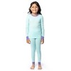 Fruit of the Loom Girl's Snug Fit 100% Cotton Pajama Sets, 4-Piece, Sizes - 2 of 4