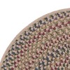 Colonial Mills Rustic Braided Kitchen Slice Area Rug - Linen 1'6"x2'6" slice - 3 of 3