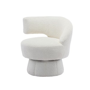 360 Degree Swivel Cuddle Barrel Accent Chairs for Living Room, Bedroom, Office, Waiting Rooms - 1 of 4