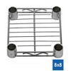 Shelving.com Chrome Wire Shelving with 4 Tier Shelves - - 2 of 4