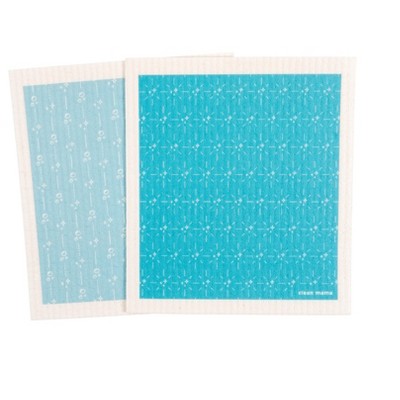 3pk Botanical Swedish Dishcloths : Target