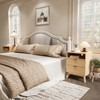 Modern Bedroom Nightstand With 2 Drawers, Wooden Sofa Side Table with Storage, Accent Bedside Table for Small Space, Narrow End Table - 3 of 4