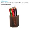 Unique Bargains Pencil Holder Plastic Hexagon Pen Cup Stationery Organizer for Office Desktop - 4 of 4
