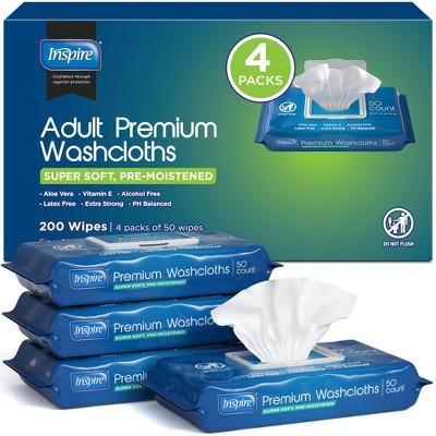 thumbnail image 2 of Body Wipes For Adults Bathing No Rinse 100pc XL 2 of 13