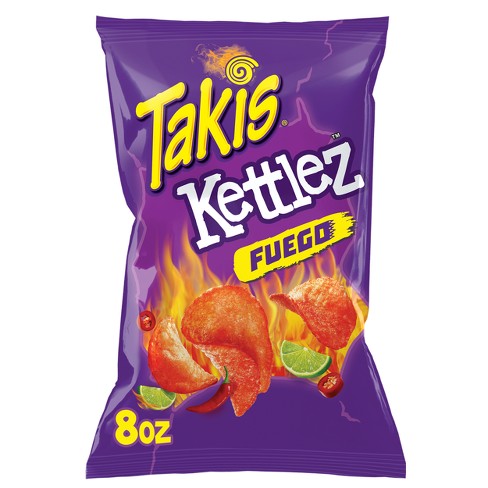 Takis Kettlez Fuego Kettle-cooked Potato Chips - 8oz : Target