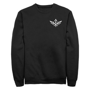 Men's Nintendo Small Hyrule Crest Sweatshirt - 1 of 4