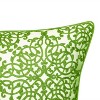 Embroidered Lacework with Piping Indoor/Outdoor Throw Pillow - Edie@Home - 4 of 4