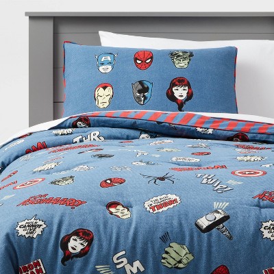 Marvel Glow in the Dark Kids' Comforter - The Marvel Collection by Pillowfort™