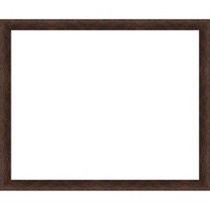 Amanti Art Warm Walnut Narrow Framed Dry Erase Magnetic Board - 1 of 4