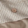 Gracie Mills Miranda 3 Piece Solid Cotton and Rayon from Bamboo Blend Waffle Weave Duvet Cover Set - 4 of 4
