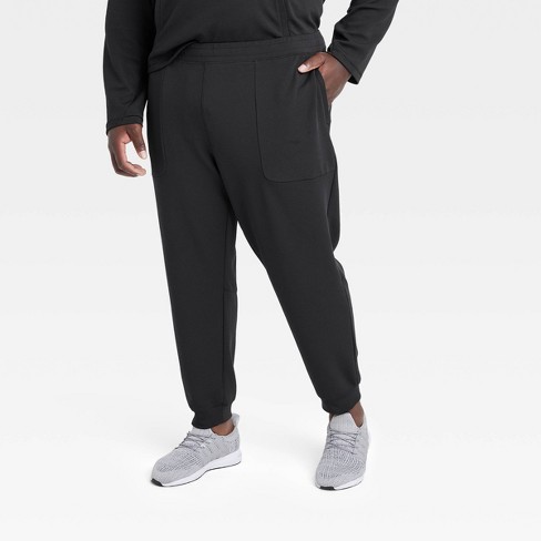 Men's Big Heavy Waffle Joggers - All In Motion™ Black 2XL