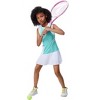 Girls Round Neck Tennis Golf Sport Dress Sleeveless Athletic Pleated Skirt Sets with Built-in Shorts Pockets Purple 3-12Y - 3 of 4
