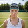 Unique Bargains Breathable Print Tie Headband Colorful Blue 1 Pc - 2 of 4