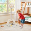 Safstar 3 in 1 Kids Basketball Hoop w/ Basketball Soccer & Golf Game Adjustable Height - 3 of 4