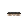 Meridian Furniture,Pavilion Black Boucle Fabric Bench - 2 of 4