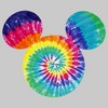 Men's Mickey & Friends Rainbow Tie-Dye Mickey Mouse Logo Sweatshirt - 2 of 4