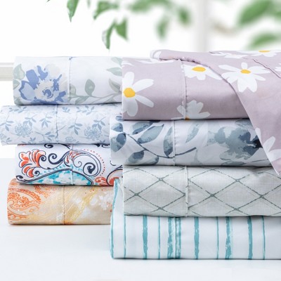 Ivory Twin XL Deep Pocket Microfiber Polyester Sheet Set