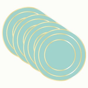 Dainty Home Marble Cork 15" Round  Placemats Set Of 4 - 1 of 4
