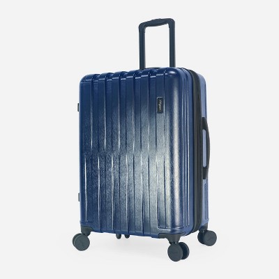 Olympia USA Medium Checked Sidewinder 26" Hardside Spinner Suitcase with Utility Hook
