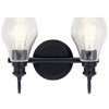 Kichler Lighting Greeier 2 - Light Vanity in  Black - 2 of 3