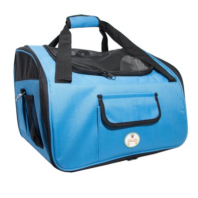 Munora Ultra-Lock Collapsible Safety Travel Wire Pet Car Seat Carrier - 16.2"L x 13.4"W x 12"H