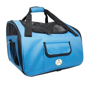 Munora Ultra-Lock Collapsible Safety Travel Wire Pet Car Seat Carrier - 16.2"L x 13.4"W x 12"H - 1 of 4
