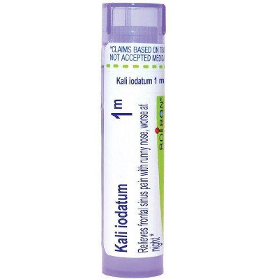 Kali Iodatum 1M by Boiron Homeopathic Single Medicine For Cough, Cold & Flu  -  80 Pellet