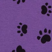 dog paw purple