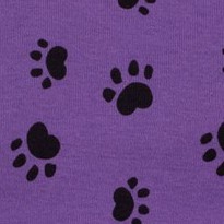 dog paw purple