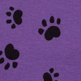 dog paw purple
